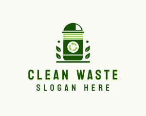 Garbage Trash Bin logo design