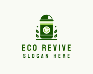 Garbage Trash Bin logo design