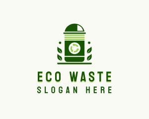 Garbage Trash Bin logo design