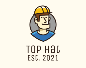 Hard Hat Man logo design