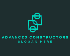 Geometric Gradient Company  logo design