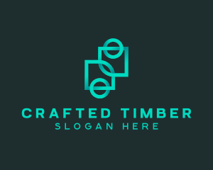 Geometric Gradient Company  logo design