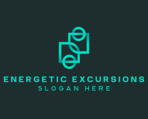 Geometric Gradient Company  logo design