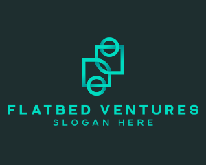 Geometric Gradient Company  logo design