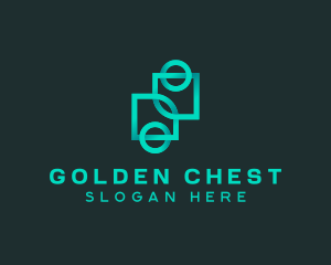 Geometric Gradient Company  logo design