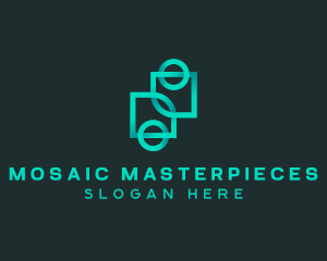 Geometric Gradient Company  logo design