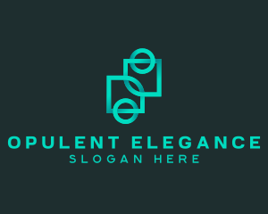 Geometric Gradient Company  logo design