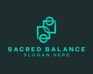 Geometric Gradient Company  logo design