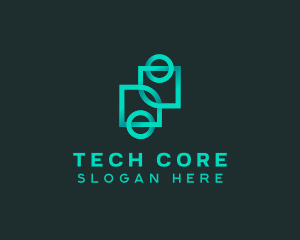 Geometric Gradient Company  logo design