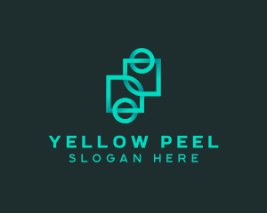 Geometric Gradient Company  logo design