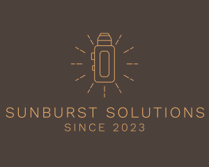 Sunburst Vape Mod logo design