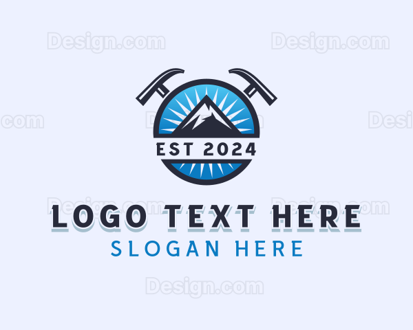 Mountain Outdoor Trekking Logo