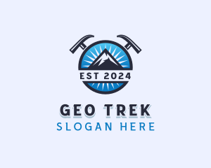 Mountain Outdoor Trekking logo design