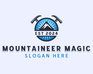 Mountain Outdoor Trekking logo design