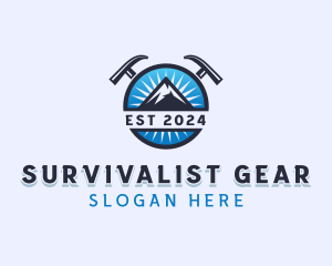 Mountain Outdoor Trekking logo design