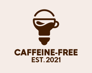 Light Bulb Coffee logo design