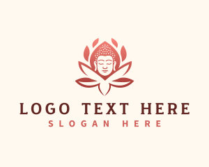 Buddha Lotus Zen logo