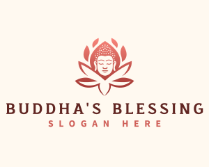 Buddha Lotus Zen logo