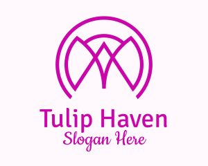 Tulip Garden Spa logo design