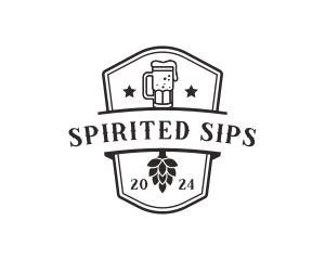 Beer Drink Bar logo design