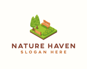 Nature Park Bench logo design