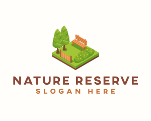 Nature Park Bench logo design