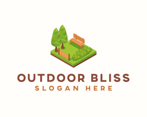 Nature Park Bench logo design