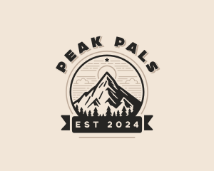 Summit Mountain Peak logo design