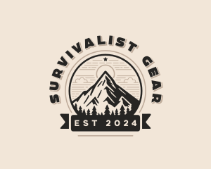 Summit Mountain Peak logo design