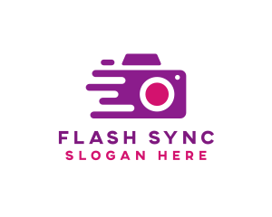 Fast Camera Photography logo design