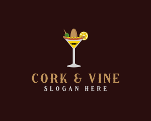 Mexican Restaurant Cocktail  logo design