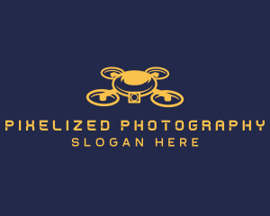 Drone Lens Surveillance logo design