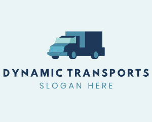 Blue Freight Trucking logo design