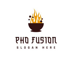 Asian Hot Pot logo design