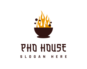 Asian Hot Pot logo design