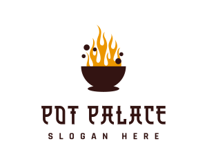 Asian Hot Pot logo design