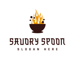 Asian Hot Pot logo design