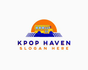 School Bus Shuttle logo design