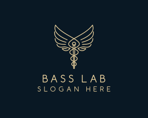 Pharmaceutical Caduceus Clinic logo design