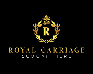 Royal Wreath Ornament logo design