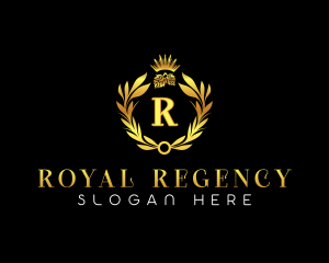 Royal Wreath Ornament logo design