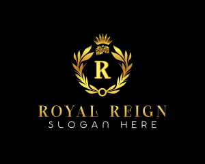 Royal Wreath Ornament logo design