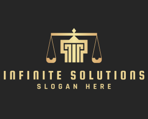 Law Firm Column Scale Logo