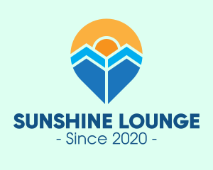 Sunshine Holiday Pin  logo design