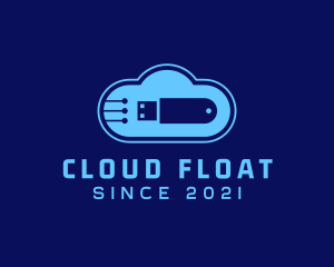 Cloud USB Flashdrive logo design