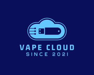 Cloud USB Flashdrive logo design