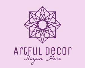 Purple Decorative Tile logo design