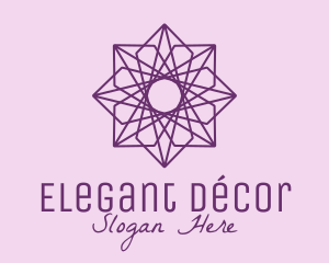 Purple Decorative Tile logo design