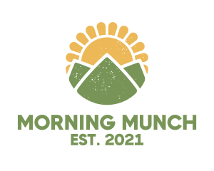 Morning Sun Mountain logo design