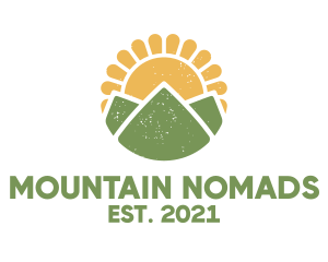 Morning Sun Mountain logo design